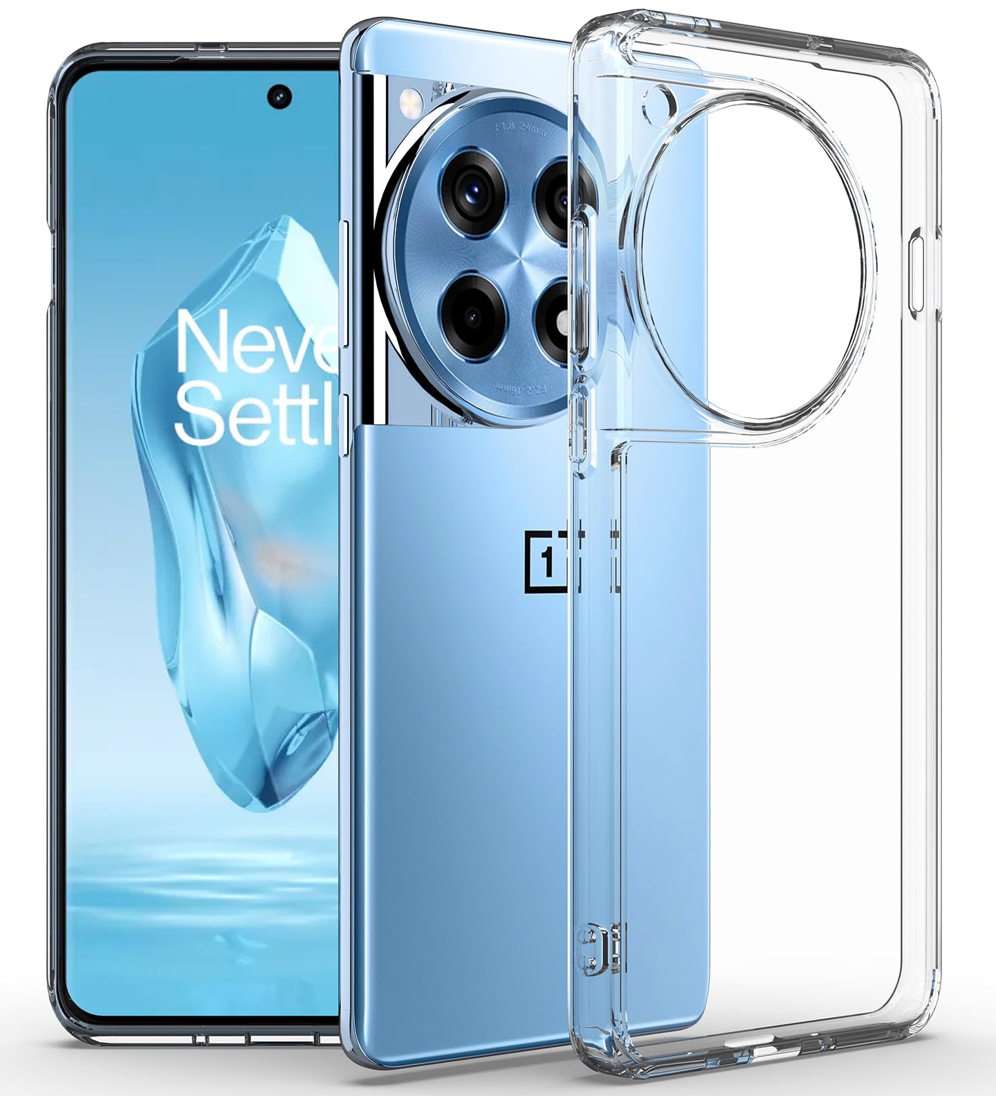 KAPAVER Rugged Frosted Back Cover Case Compatible with OnePlus 12R 5G (PC+TPU) (Clear) (B0CTX4H46W) Amazon Price History, Amazon Price Tracker
