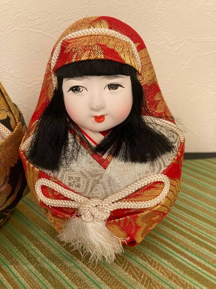 Amazon.co.jp: 置物 風俗人形 人形 姫だるま 縁起物 飾り物 郷土玩具 