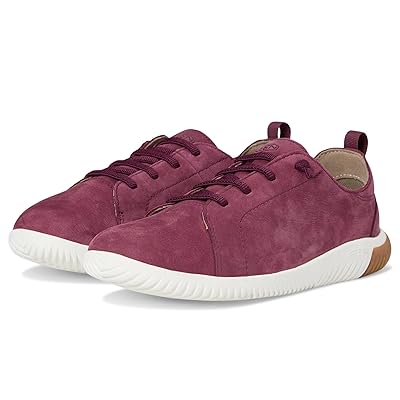 KEEN Kids KNX Lace Up Lightweight Barefoot Feel Sneakers (Little Kid/Big Kid) Kids Shoes Fig/Star White