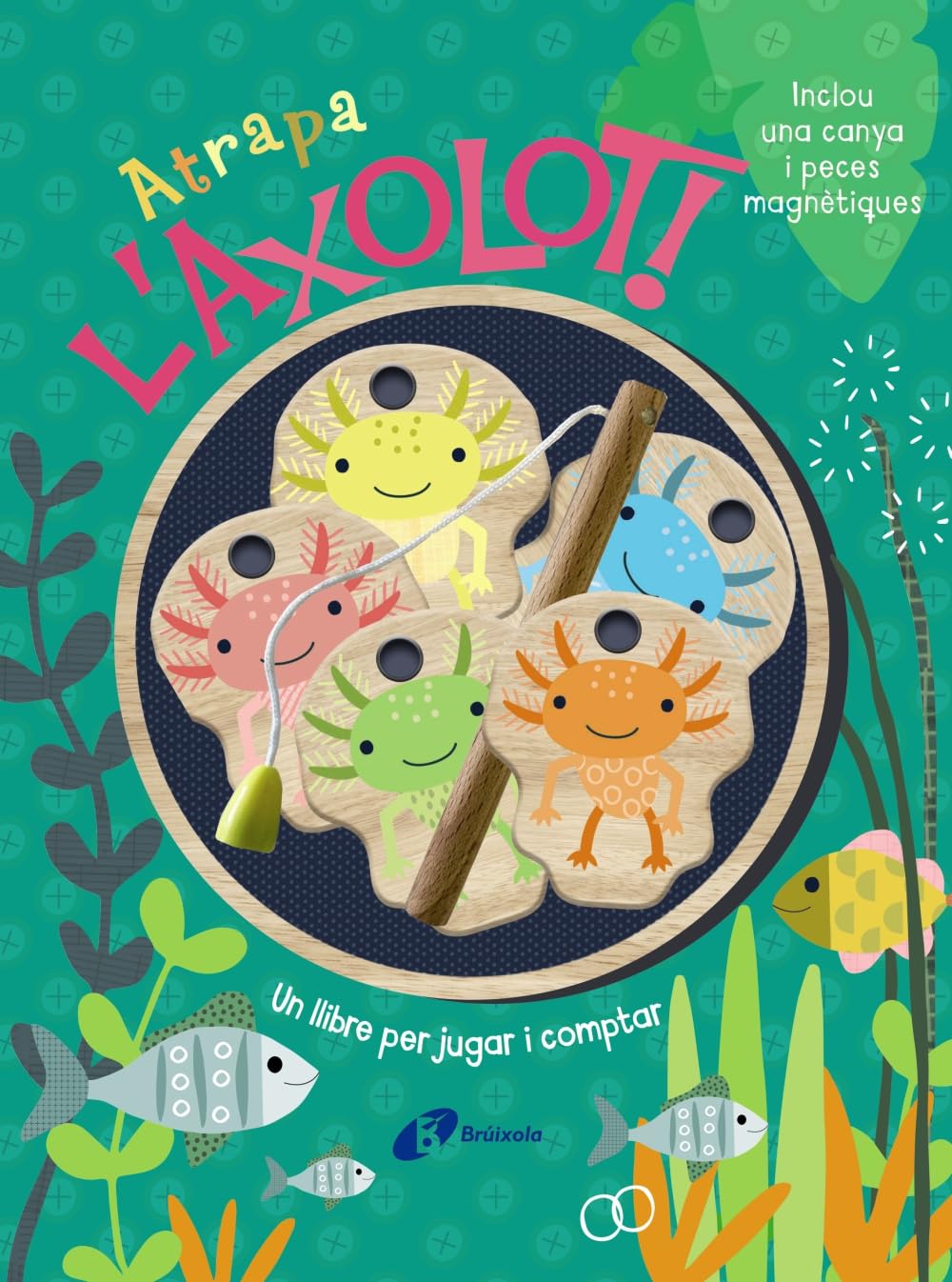 Atrapa l'axolot! Un llibre per jugar i comptar (Catalá - A PARTIR DE 0 ANYS - MANIPULATIUS (LLIBRES PER TOCAR I JUGAR), POP-UPS - Altres llibres)
