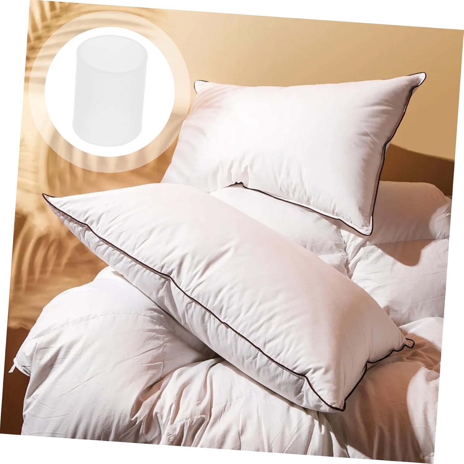 MERRYHAPY 500g TPE Tube Pillow Filling Inserts Neck Support Pillow Stuffings for Sleeping