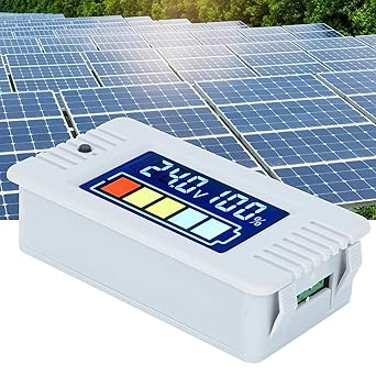 Battery Capacity Tester, Strong and Durable with Long Service Life, Battery Capacity Meter, for Inverter Power Systems Home