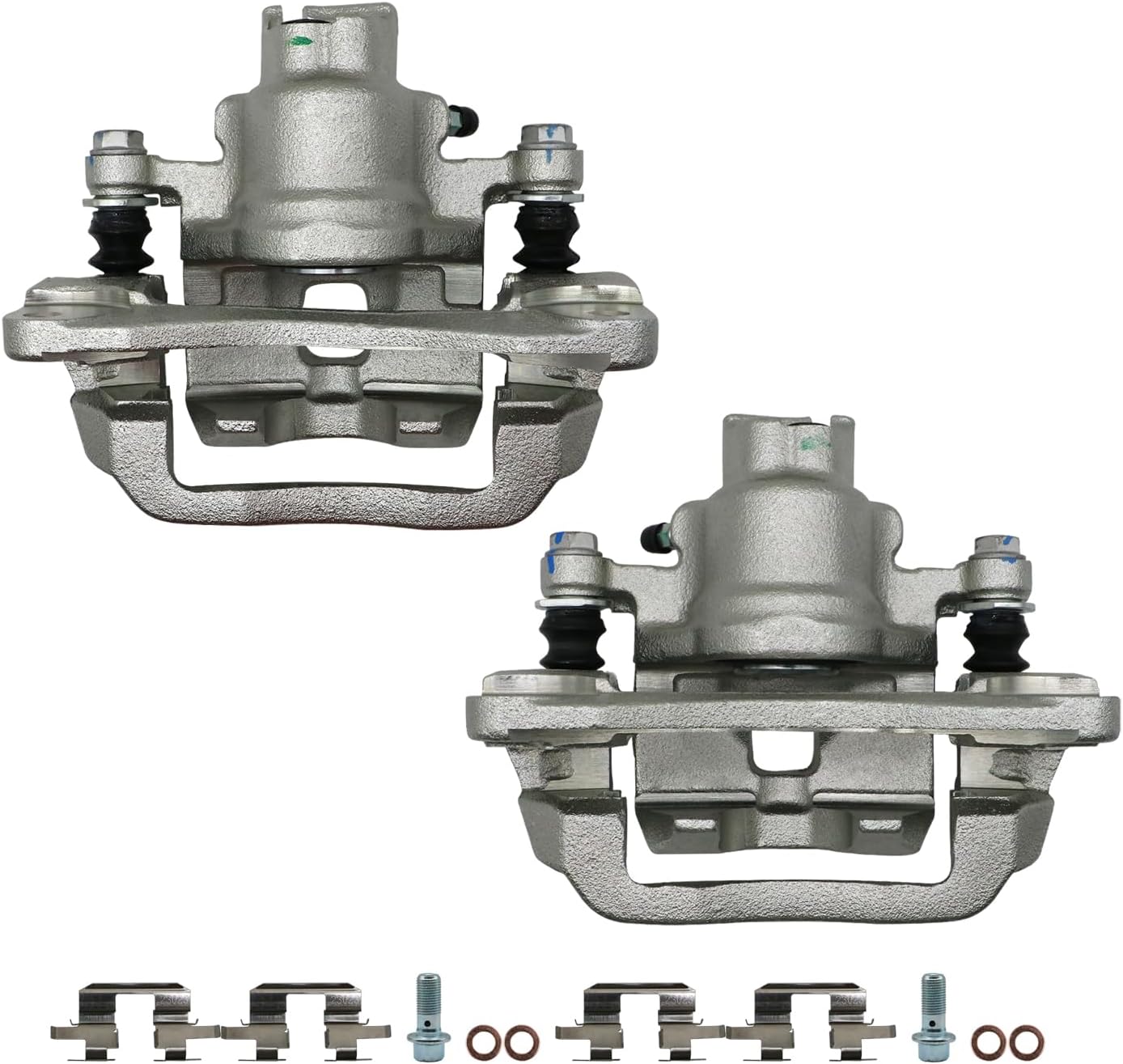 Disc Brake Calipers Assembly with Bracket Compatible with Subaru Legacy, Subaru Outback 2000-2004, Subaru Baja 2003-2006, Rear Driver and Passenger Side,19B2583, 19B2582