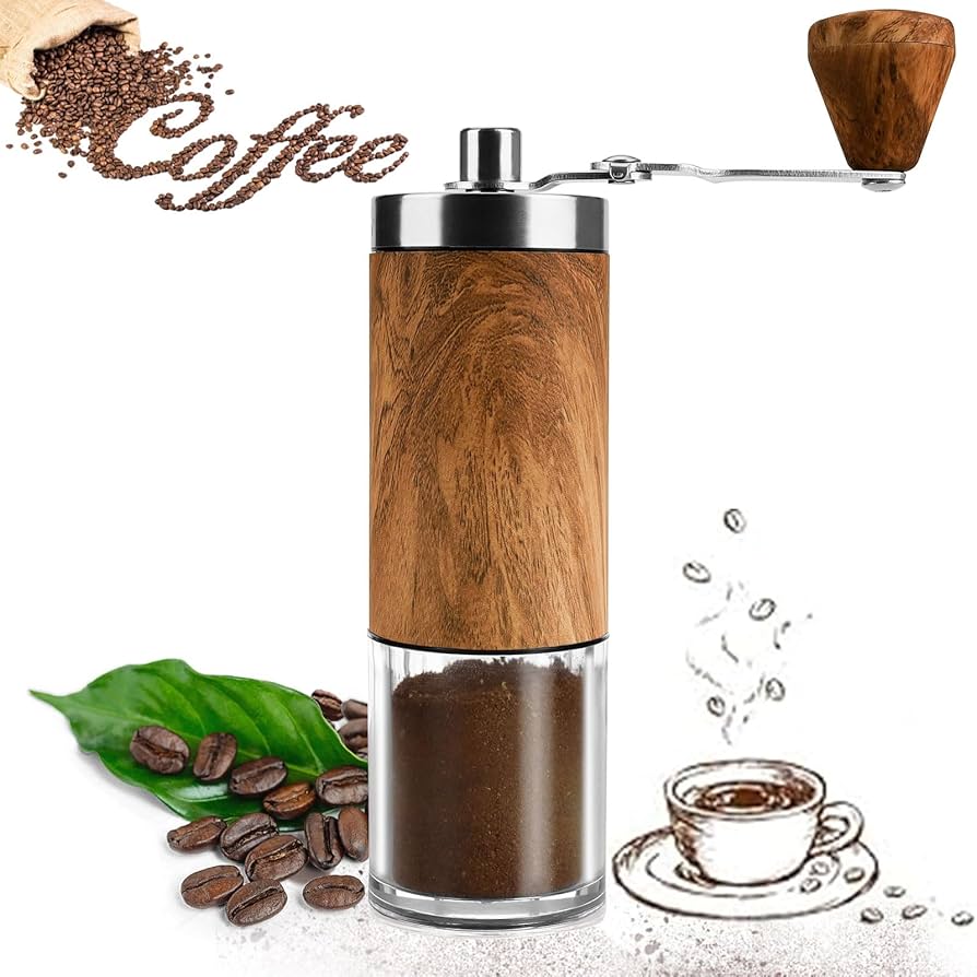 Manuelle Kaffeemühle Mit 40 Mahlgraden - Tragbar Für Aeropress & Pour Over