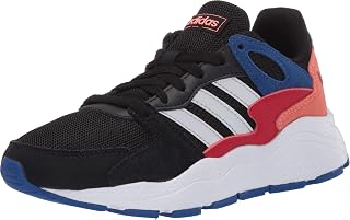 Kids Unisex's Crazychaos Running Shoe, core Black/Matte Silver/Team Royal Blue, 4 M US Big Kid