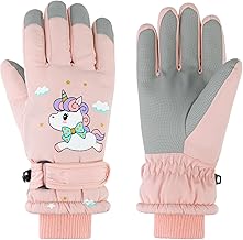 Boy Ski Gloves, Ski Gloves, Winter Cold Weather Mittens for Girls and Boys for Kids Ages 9-13 Sled Snowboarding Skating Cycling Running and Outdoor Activities