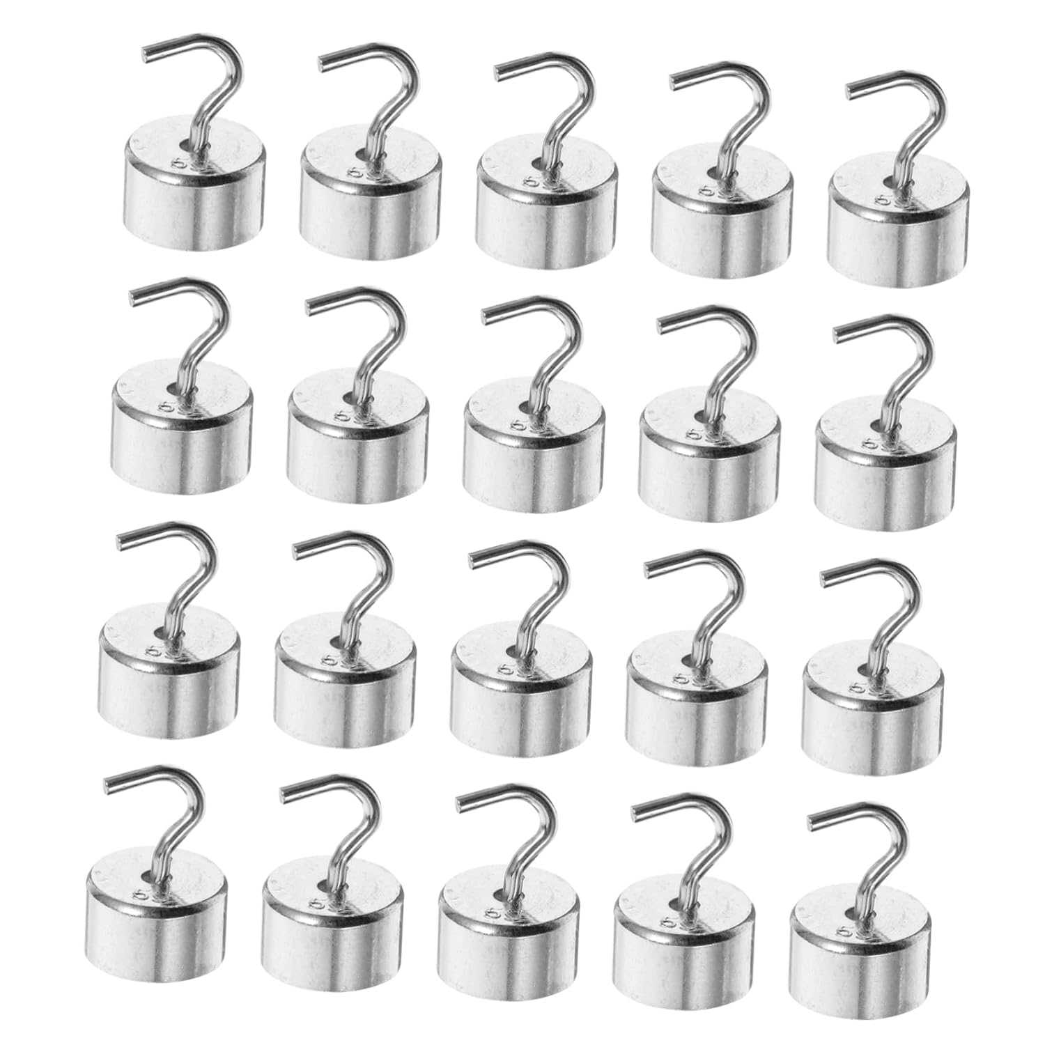 50pcs Chromium-Plated Slotted Mass Set Lab Weights for Physics Mechanics Experiments Science Classroom Learning Equipment
