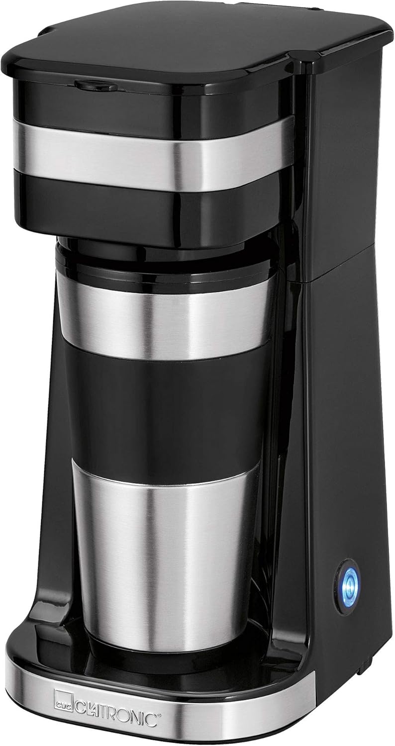 Clatronic KA 3733 1 Cup Coffee Machine Including DoubleWalled Thermal