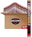 Jack Link's Original Zero Sugar Beef Sticks - (20 Pack) 0.92 oz Meat Sticks - Ready to Eat Protein Snacks - 5g Protein per Serving - Made with 100% Real Beef