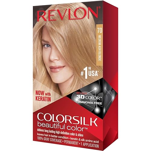 Revlon ColorSilk - Tinte para el cabello, 60 rubio ceniza oscuro, 1 unidad (paquete de 6)