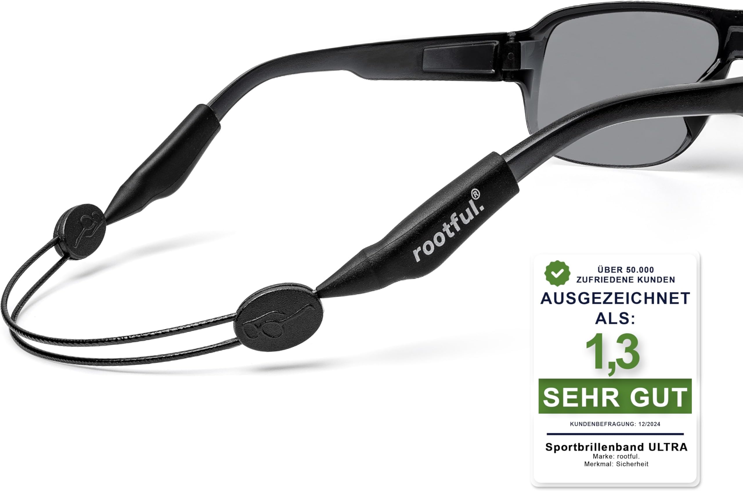 SSHUIKKAI 5er Set Sport Brillenband - Verstellbare Brillenbänder Für Männer, Frauen & Kinder