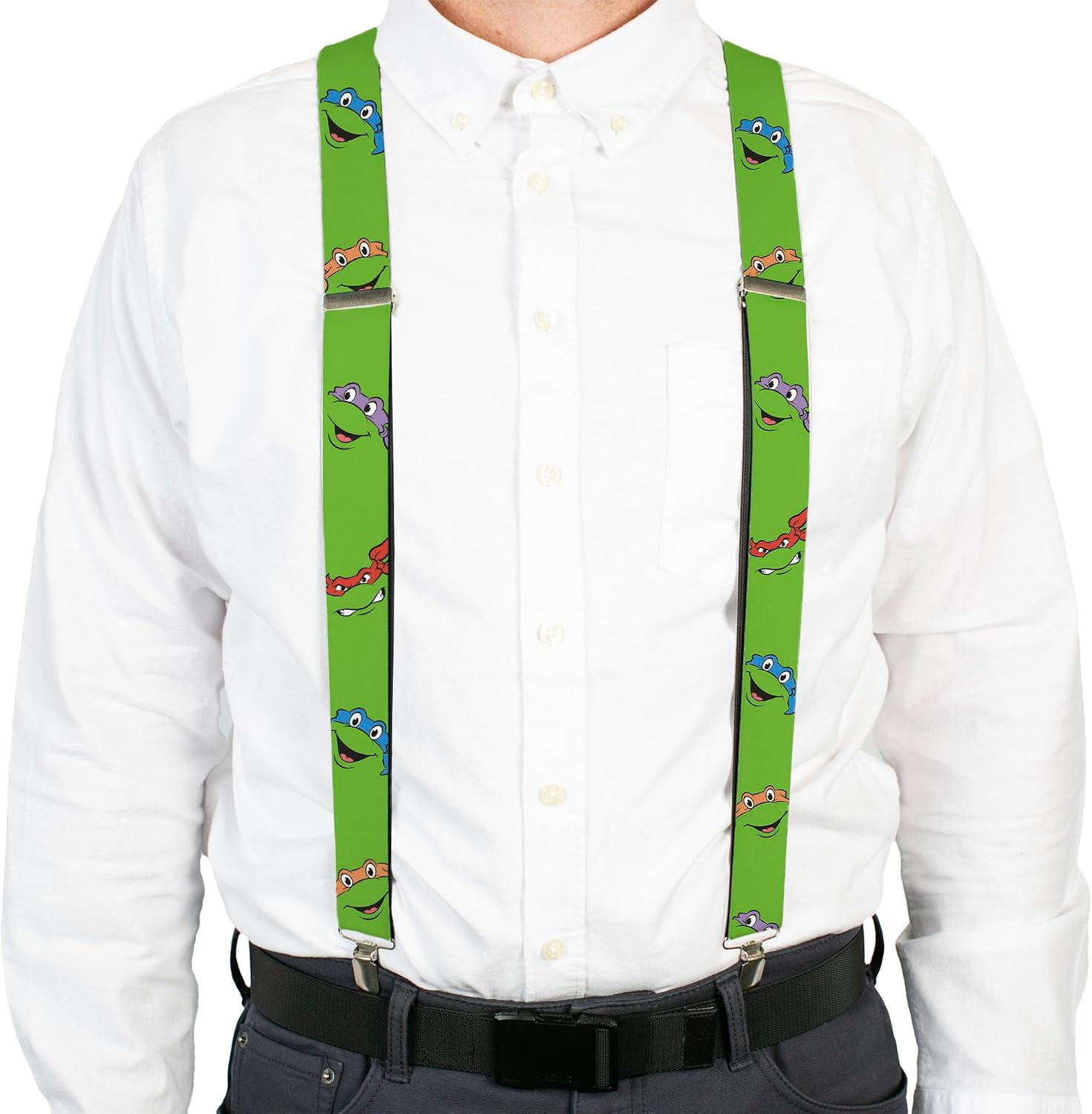 Buckle-Down Men's Suspenders-Classic Teenage Mutant Ninja Turtle Exp