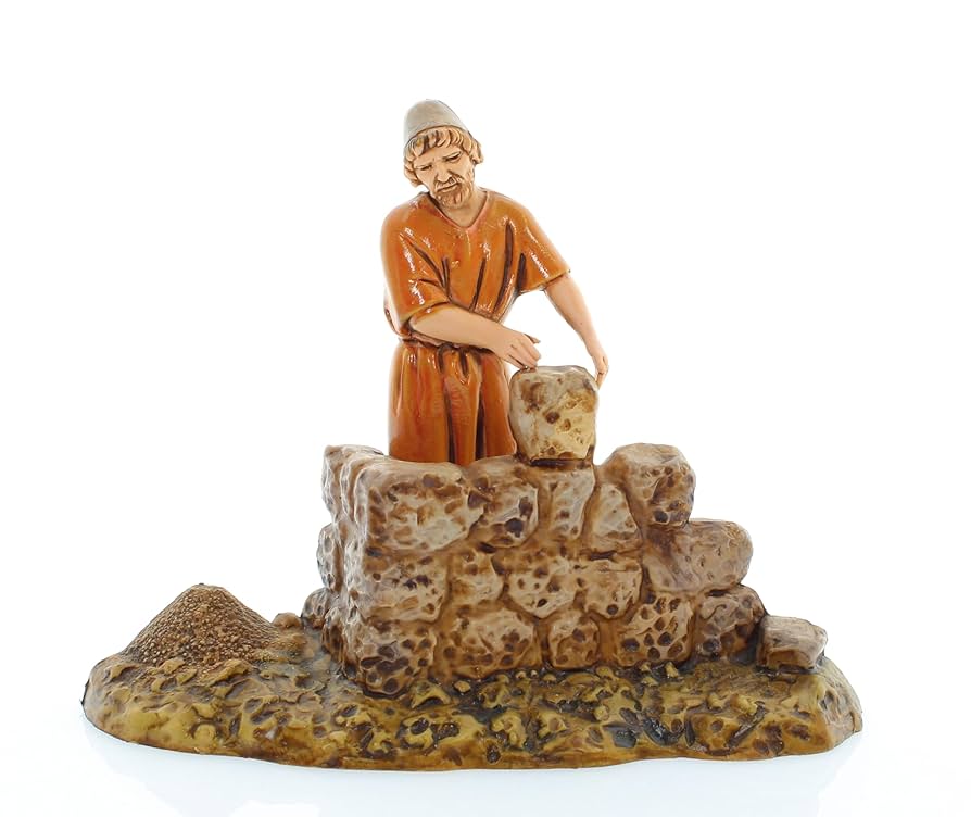 Set 11 Mestieri Presepe Landi - Scala 1:50, Statuine Indistruttibili, Pittura A Mano, Made In Italy - Foto 5