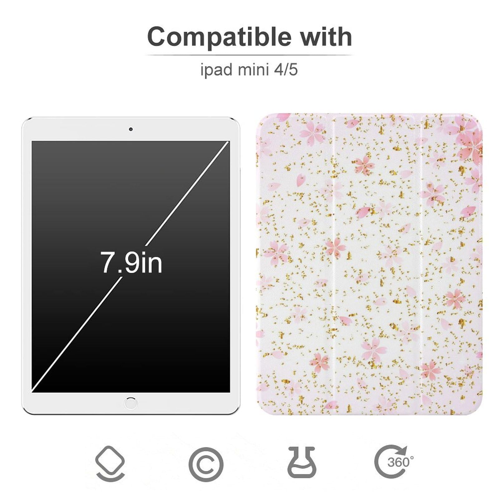Amazon.co.jp: IPAD Mini 4/5 （7.9インチ） ケース 桜 サクラ 和柄