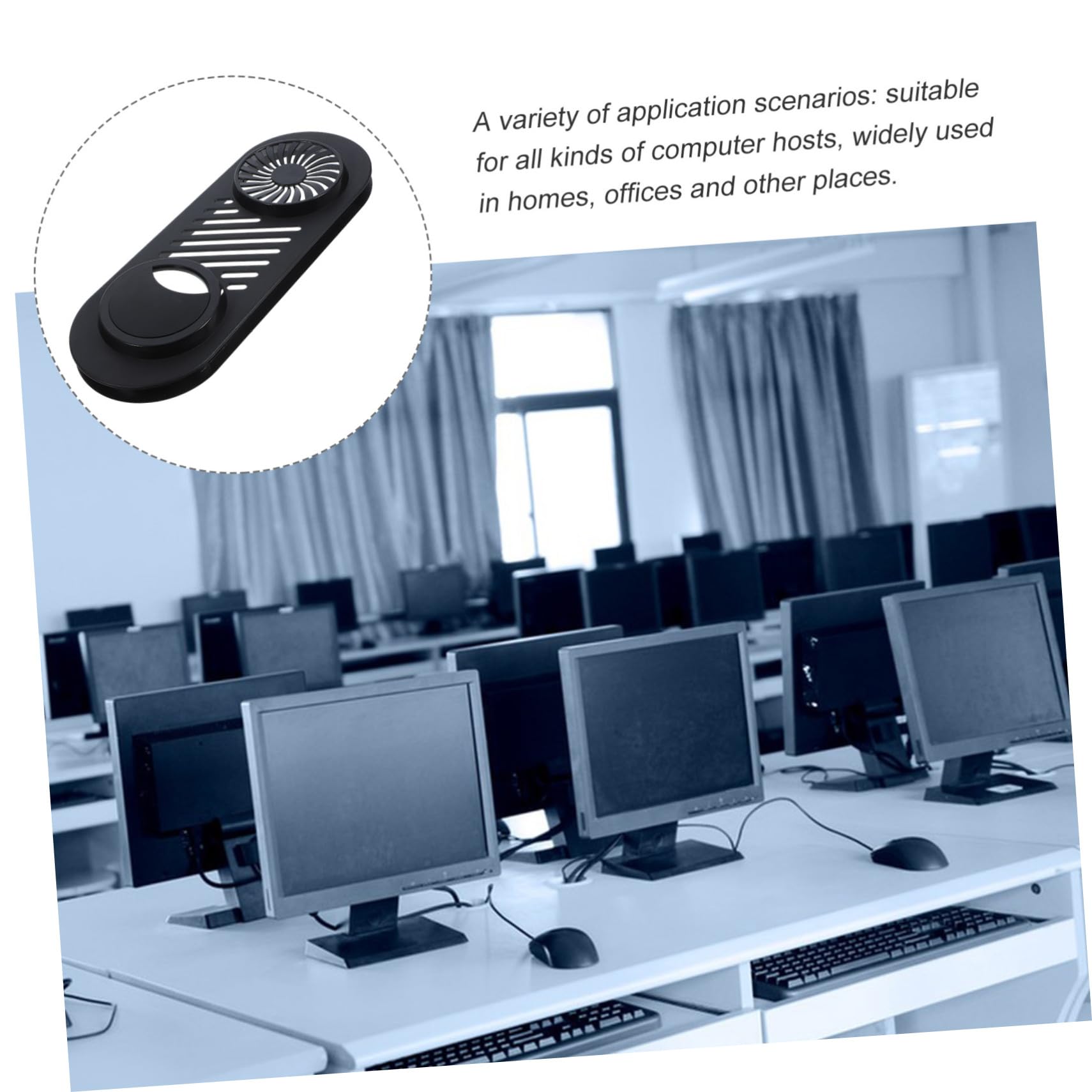 Hemobllo 5pezzi Ventilazione Per Computer e Armadi Ventilazione Efficiente Per Mobili Facile Installazione Materiale Adatta Per Armadi Scarpe e Spazi Chiusi