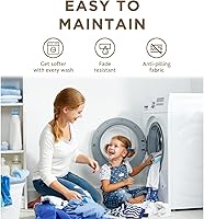 Vista 194 de HENGWEITEXT 18 Inch Cal King Sheets Deep Pocket,4 Piece Sheet Set Breathable and Cooling,Microfiber Sheet Set Deep Pocket,Wrinkle Free Shrinkage &