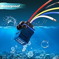 Vista 2 de Delgada Relé de 40/30 amperios 12 V impermeable para automóvil, 5 pines SPDT con juego de enchufes de arnés 14 AWG cables de cobre para barco