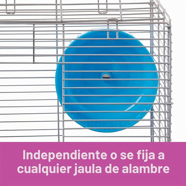 Foto 7 de 8 de Kaytee Rueda Superpet Comfort, Rueda de Ejercicio para hámsteres, jerbos y Otros roedores pequeños, 30,5 cm