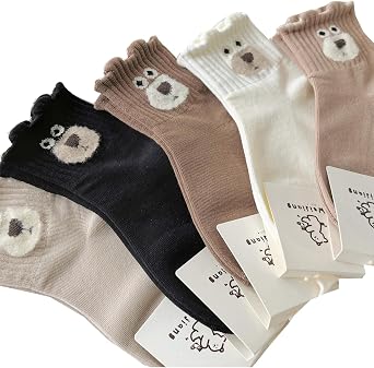 Boys Crew Soft Cotton Socks 5 Pairs
