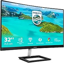 Philips 325E1C - 32 Zoll QHD Curved Gaming Monitor, 75 Hz, 4ms, FreeSync (2560x1440, VGA, HDMI, DisplayPort) schwarz