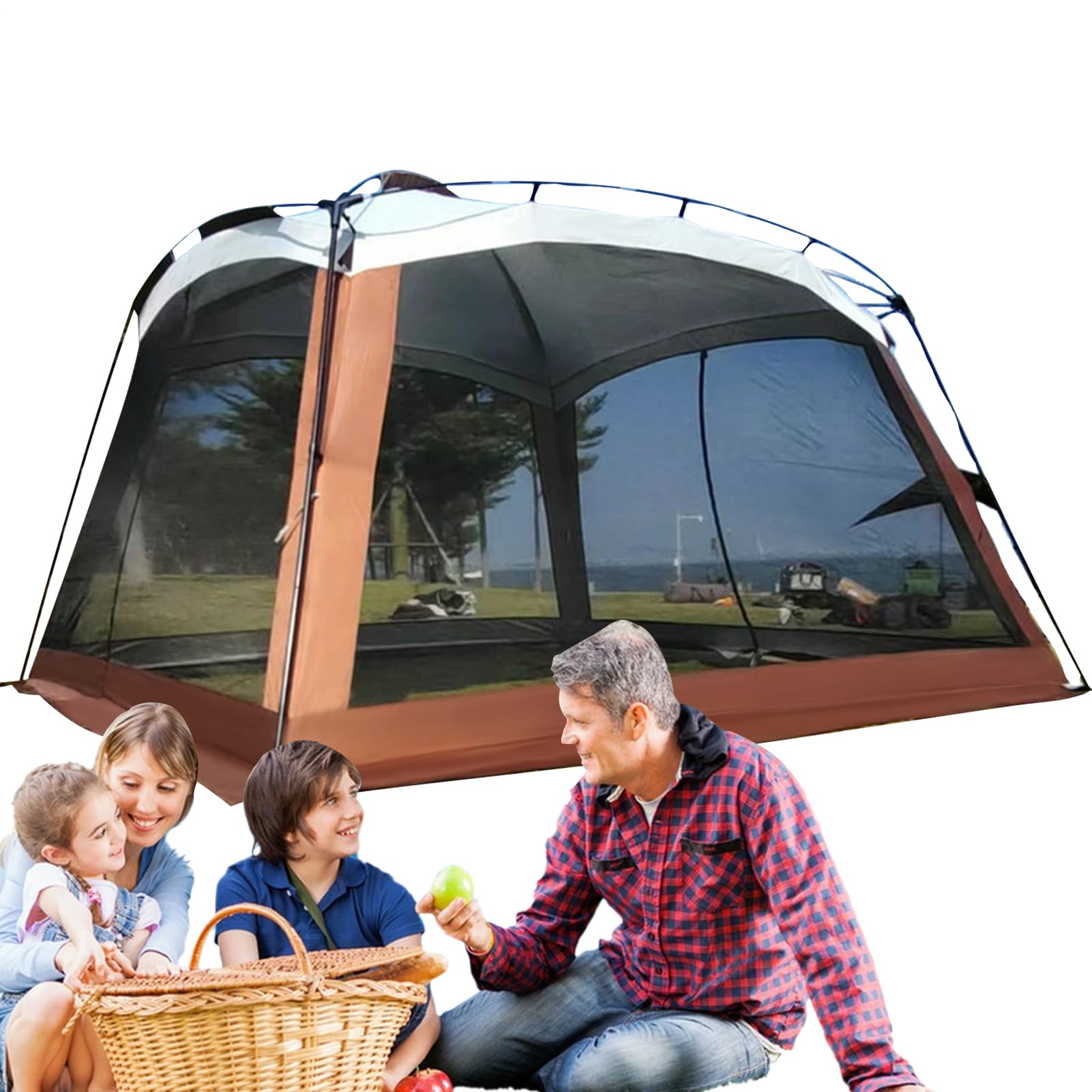 Tienda De Malla Refugio Portátil Con Malla Y Resistente A Los UV | Carpas Con Malla Para Acampar Para Viajar Picnic Viaje Familiar Excursionismo Excursiones Por Carretera Actividades En La
