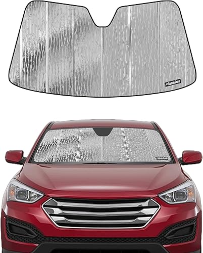 Parasol para parabrisas para Hyundai Santa Fe 2013-2018, 2019 Santa Fe XL, con desempañamiento automático, protector de ventana delantera, parasol