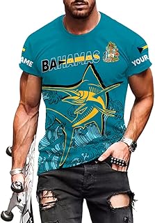 Custom Bahamas Flag Shirt for Men and Women, Personalized Bahamian Pride Tee, Island Souvenir Gift Shirt