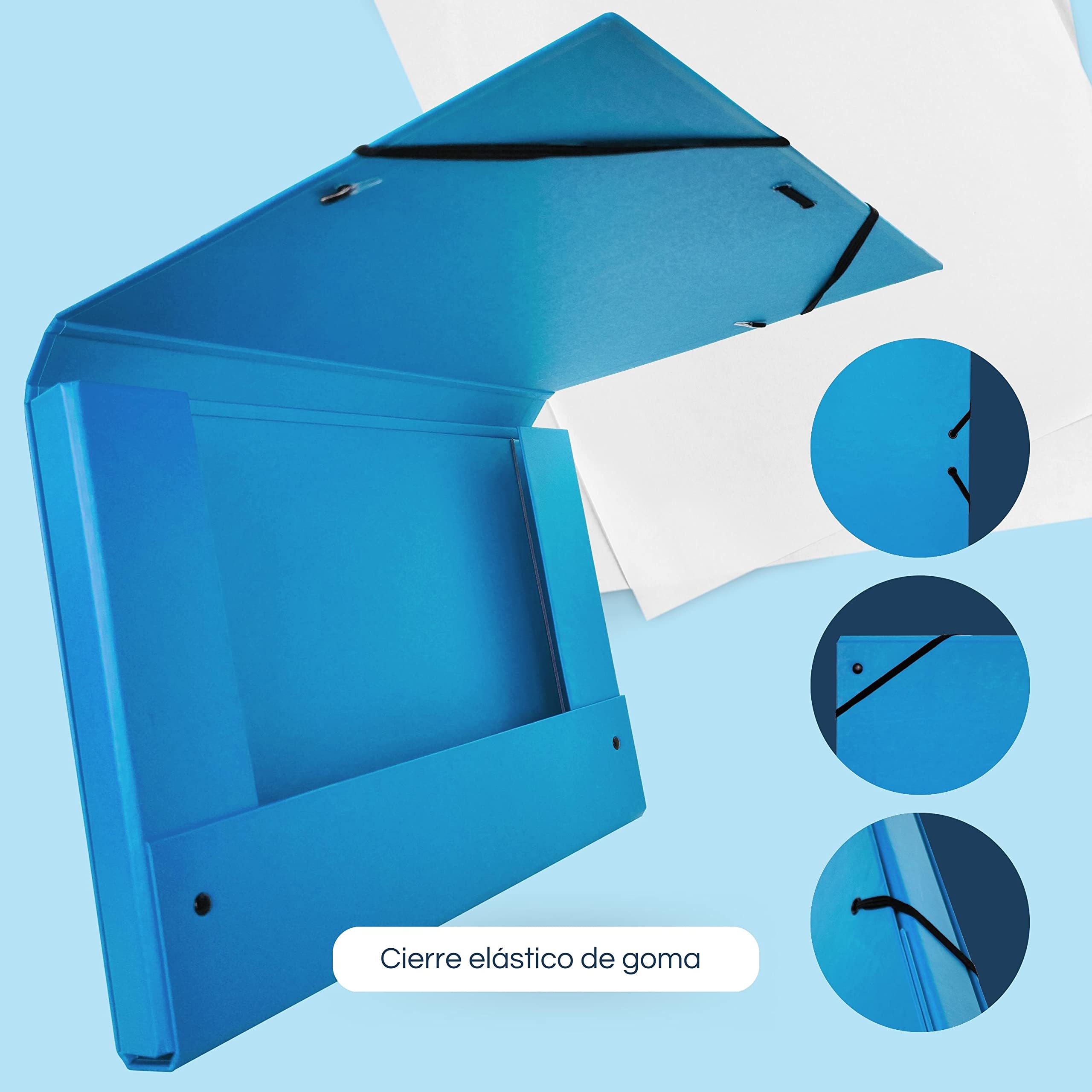 Raylu Paper A4 Matte Project Folder with 3 cm Spine - Image 4