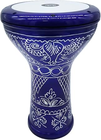 Amazon.com: The 17'' Wave Zaza Percussion Egyptian Style Darbuka