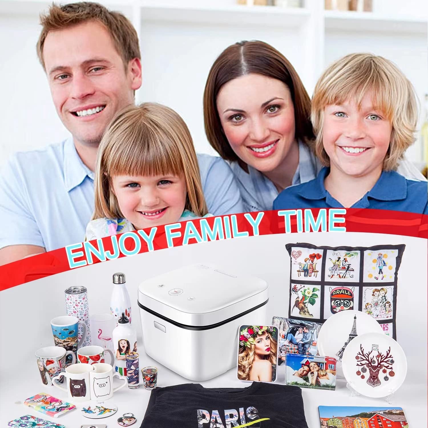 3D Heat Press Machine - All in one 3D Sublimation Vacuum Heat
