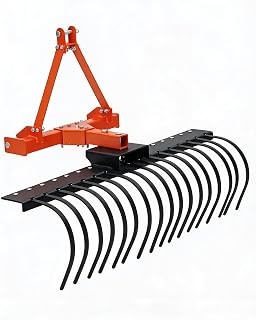 LALFPET 50-inch rotating landscape rake