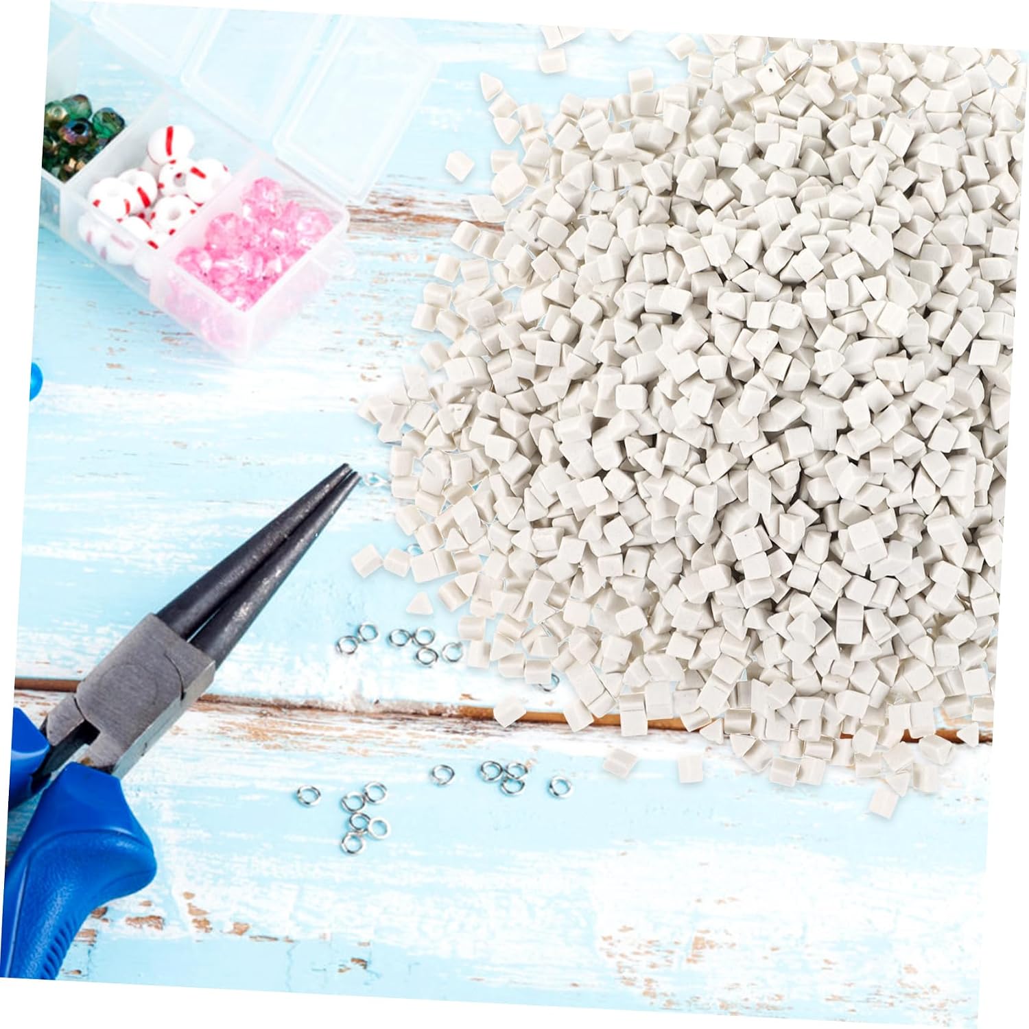 1set Tumbling Abrasive for Jewelry Polishing Buffing Abrasive for Polishers for Stones Glassware and Metalware Finishing