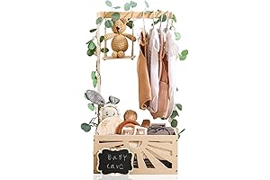 Wooden Baby Shower Crate Closet: Keep Baby's Essentials Organized