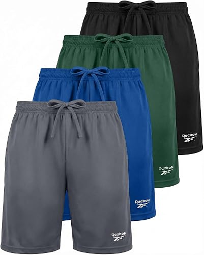 Boys Athletic Shorts 4-Pack