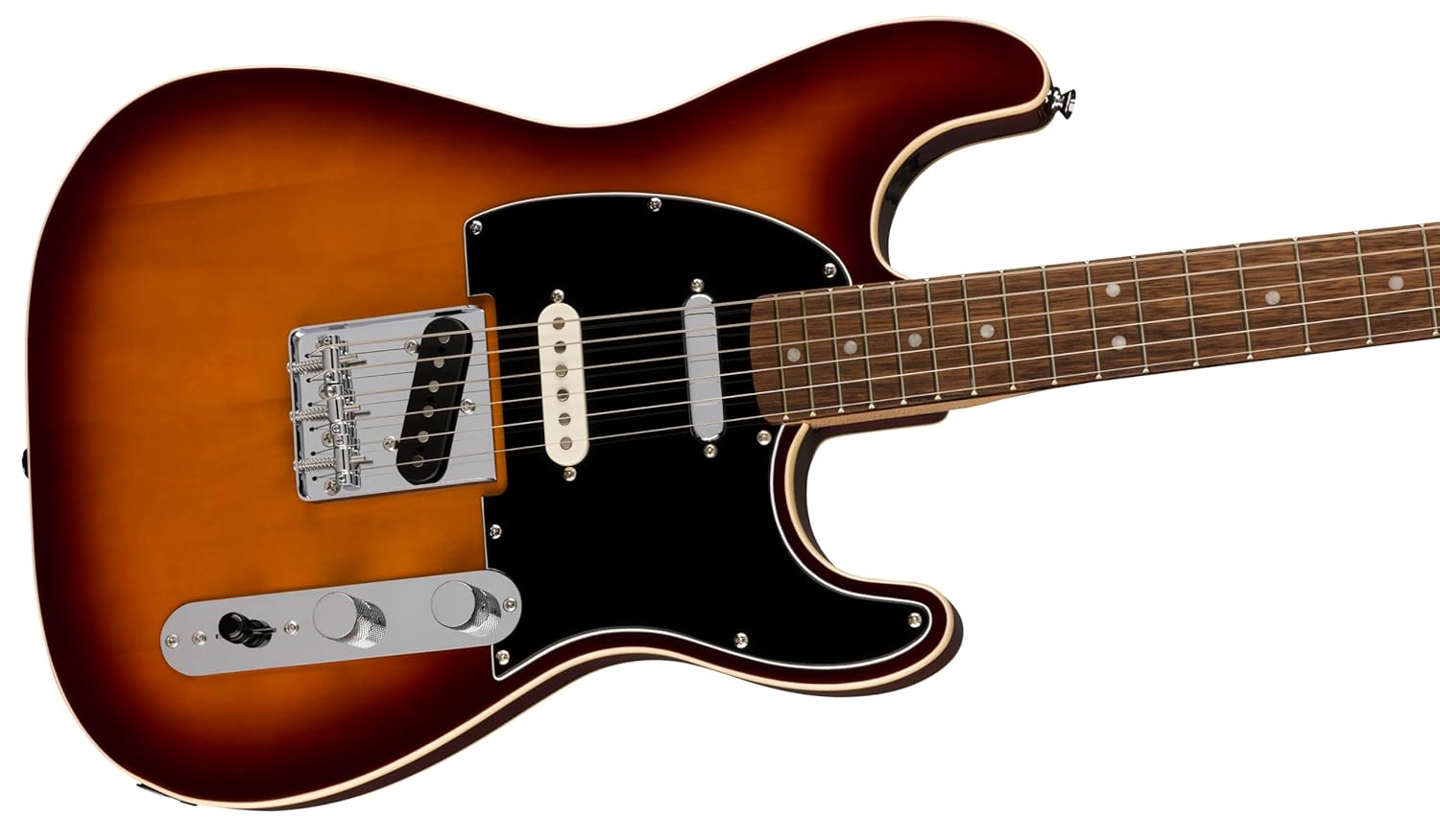 Paranormal Custom Nashville Stratocaster, Laurel Fingerboard, Black Pickguard, Chocolate 2-Color Sunburst