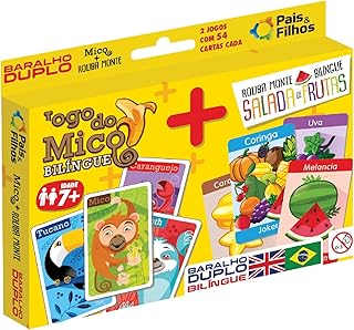 PAIS & FILHOS Baralho Duplo Mico - Rouba Monte, Modelo: 790716