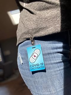 Generic Vaccinated Badge Covid Vaccine Recipient Badges Im Vaccinated Social Distancing Badge