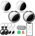 Tracker Tags-4 Pack MFi Certified for Apple Find My iOS Only Air Key Finder
