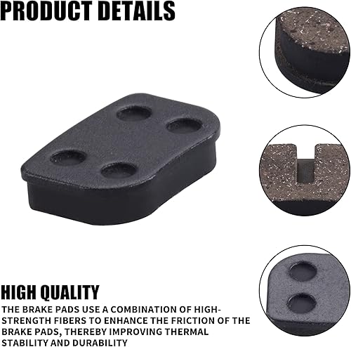 Miniatura 3 de Pastillas de freno traseras MWMNU, pastillas de freno compatibles con Motovox MBX10 MBX11 MBX-10 79cc Moto MM-BB80 Baja Racer Dirt Bug Motorsports