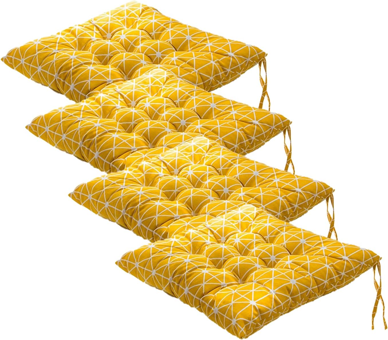 QT HOUSEWARE Chair Cushions for Dining Chairs Set of 4