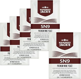 5X Mangrove Jacks SN9 8g Treats 23L White & Country up to 18% ABV