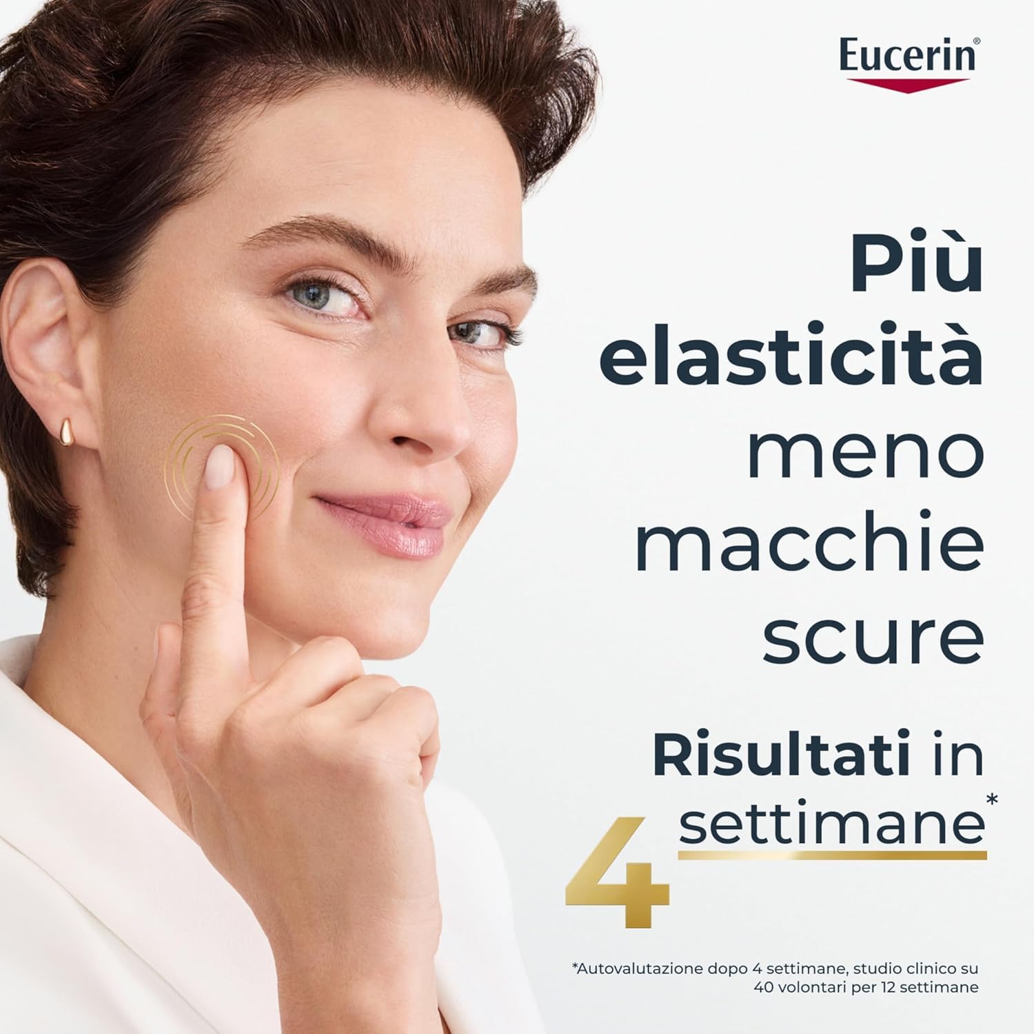 Eucerin Hyaluron-Filler + Elasticity Crema Giorno SPF 15 50 ml, Crema viso antimacchie e antirughe, Formula con Acido Ialuronico elasticizzante e Thiamidol per tutti i tipi di pelle