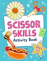 Vista 1 de Scissor Skills Basic Cutting Practice and Coloring Activity Workbook for Kids Preschool Ages 3-5 to Learn, Develop Their Brain, and Strengthen