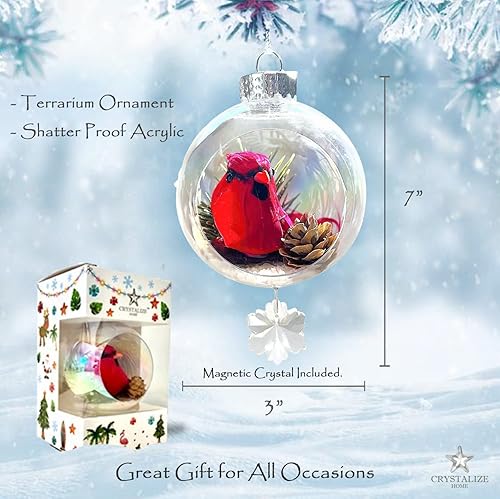 Miniatura 47 de Regalos de cumpleaños de cristal, adornos de Navidad para decoración de Navidad para mujeres, mamá, papá, abuela, abuelo, hermana y amiga de niños