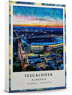 Tuscaloosa Travel Poster, Alabama Travel Art Poster, Canvas, Tuscaloosa Travel City Poster, Travel Artwork Poster, Tuscaloosa Travel Canvas - 90AZ751