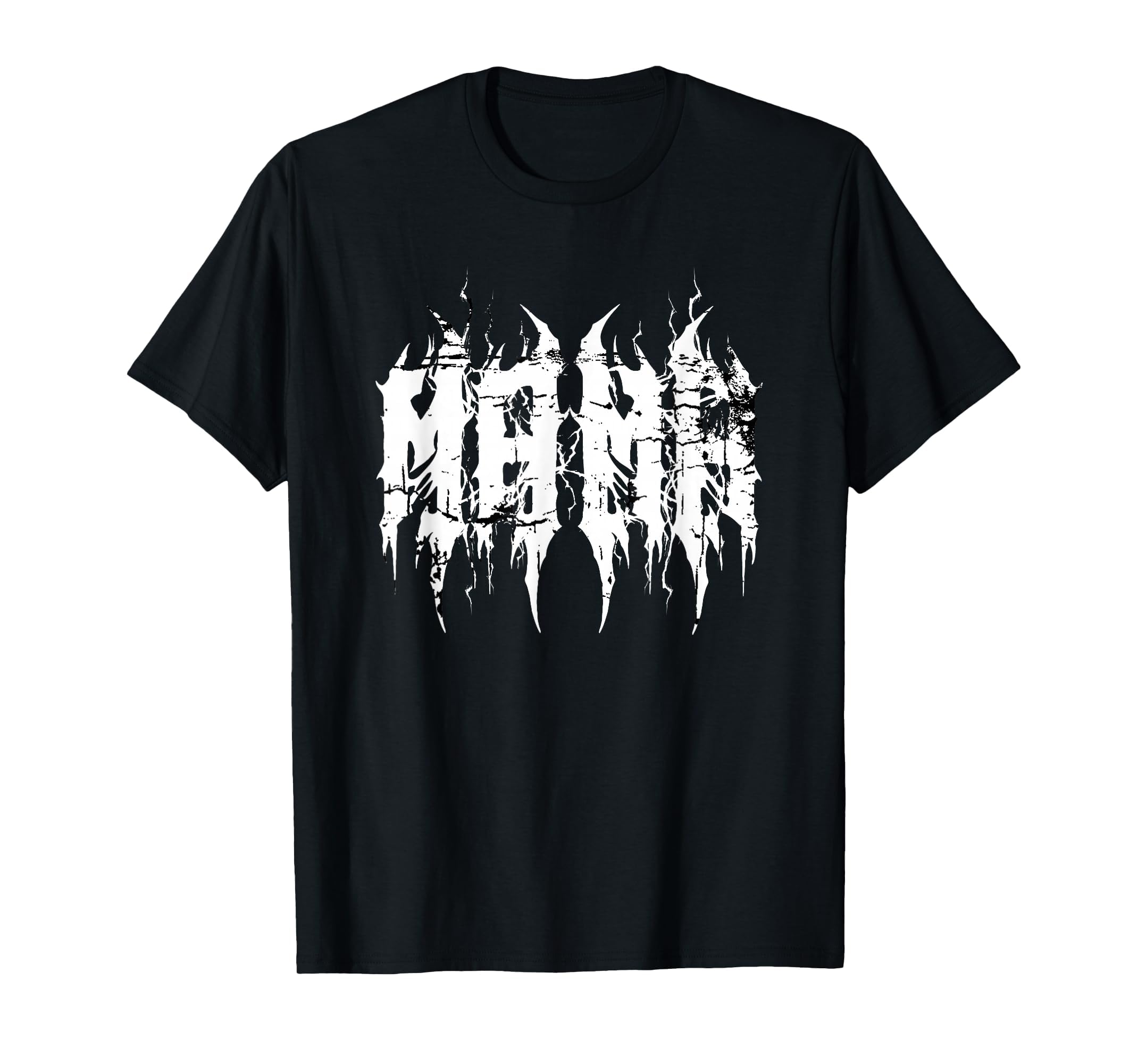 Heavy Metal Mama Cool Metalhead Moms Deathcore Metal Font T-Shirt