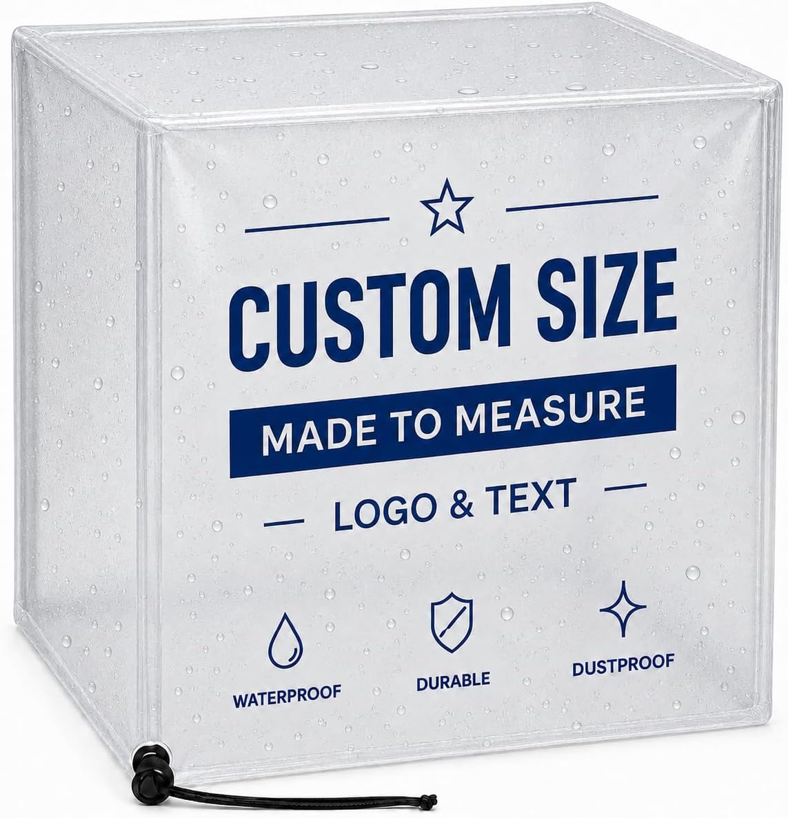Custom Waterproof Dust Cover Personalized Logo Text Cover Protector