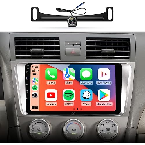 5G WiFi Android 13 Car Stereo for Toyota Camry 2006 2007 2008 2009 2010 2011, 9 Inch IPS HD Touch Screen Car Radio Wireless CarPlay Android Auto, GPS FM/SWC Bluetooth 1080P Backup Camera