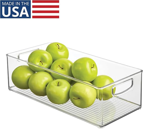 iDesign Stackable Storage Bin - Clear