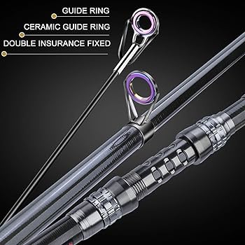 Canne à Pêche Télescopique Sougayilang Avec Moulinet - Kit Complet Pêche Mer & Rivière